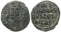 follis 830-841, Konstantynopol, Półpostać Teofil