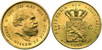 10 guldenów 1877, złoto 6.71 g