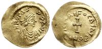 tremisis 602-603, Konstantynopol, Aw: Głowa cesa