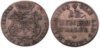 1/12 talara 1763 F.W.o F., moneta bita w Saksoni