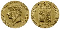 dukat 1809, Utrecht, złoto 3.48 g, minimalne zac
