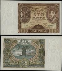 100 złotych 9.11.1934, seria BN 1929541, ugięcie