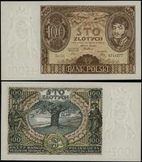 100 złotych 9.11.1934, seria CC 0744277, małe za