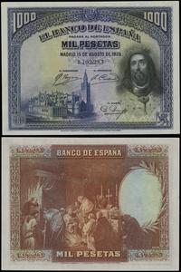 Hiszpania, 1.000 peset, 15.08.1928