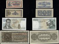 zestaw 4 banknotów o nominałach:, 1 drachma 18.0