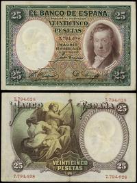 Hiszpania, 25 peset, 25.04.1931