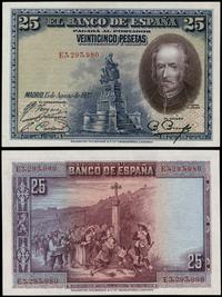 25 peset 15.08.1928, seria E3, numeracja 293980,