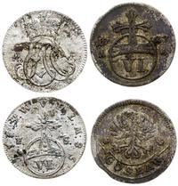 zestaw: 2 x 6 fenigów, 6 fenigów 1727 Goslar - m