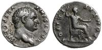 denar 73, Rzym, Aw: Głowa Tytusa w prawo, T CAES