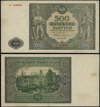 500 złotych 15.01.1946, seria A, numeracja 72389