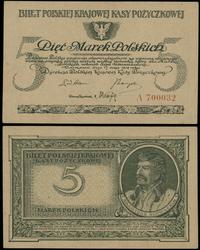 5 marek polskich 17.05.1919, seria A, numeracja 