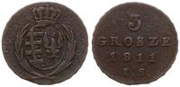 Polska, 3 grosze, 1811 IS