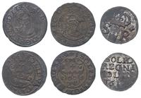 3 szelągi, zestaw, 1591 Ryga (rzadki), 1596 Ryga