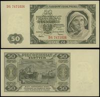 50 złotych 1.07.1948, seria DS, numeracja 747102