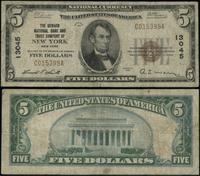 5 dolarów 1929, seria C015399A, numer oddziału 1