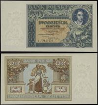 20 złotych 20.06.1931, seria DT 5841551, wyśmien