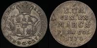 2 grosze srebrne 1770, Warszawa, wieniec związan