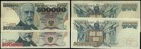 zestaw 2 x 500.000 złotych, 500000 zł 1990, seri