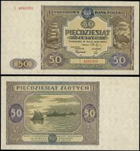 50 złotych 15.05.1946, seria L 8340322, pięknie 