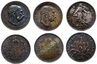 zestaw 3 monet, Austria, Franciszek Józef I, 1 k
