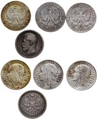 3 x 5 złotych i 50 kopiejek, 5 zł 1932, 1933 i 1