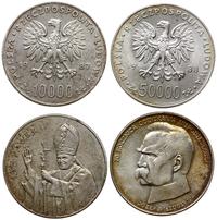 zestaw 2 monet miedzioniklowych, 10000 zł 1987 J