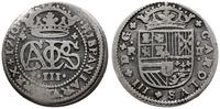 2 reale 1710, Barcelona, srebro 4.47 g, Cayon 79