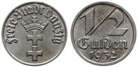 1/2 guldena 1932, Berlin, bardzo ładnie zachowan