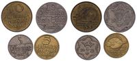 zestaw 4 monet: 10 fenigów 1923 i 1932, 5 fenigó