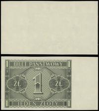1 złoty 1.10.1938, papier ze znakiem wodnym, bez