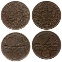 zestaw: 2 x 2 grosze 1938, Warszawa, łącznie 2 s