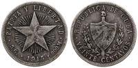 20 centavos 1915, srebro, KM 13.2