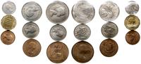 zestaw 9 monet z rocznika 1953 o nominałach:, fa