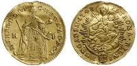dukat 1748, Kremnica, złoto 3.44 g, lekko gięty,