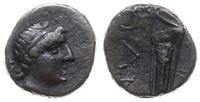 brąz ok. 100-70 pne, Aw: Głowa Dionizosa w prawo