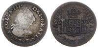 1/2 reala 1783, Meksyk, srebro, Cayon 11193