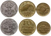 zestaw 3 monet, 10 fenigów 1923, 10 fenigów 1932