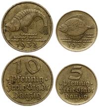 5 i 10 fenigów 1932, razem 2 sztuki, Parchimowic