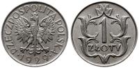 1 złoty 1929, Warszawa, nikiel, Parchimowicz 108