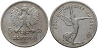 5 złotych 1928, Warszawa - ze znakiem mennicy, N
