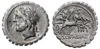 denar 106 pne, Rzym, Aw: Głowa Jupitera w lewo, 