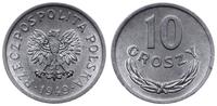 10 groszy 1949, Warszawa, aluminum, piękne, paty