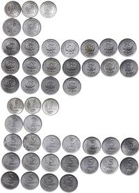 lot monet  różne lata, 1 grosz : 3x 1949; 2 gros