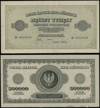 Polska, 500.000 marek poslich, 30.08.1923