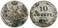 10 groszy 1840, Warszawa, resztki grynszpanu, Bi