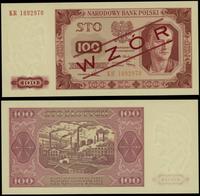 100 złotych 1.07.1948, seria KR numeracja 189297