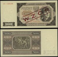 500 złotych 1.07.1948, seria CC, numeracja 37309