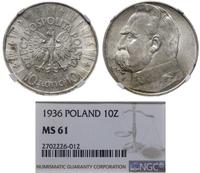 10 złotych 1936, Warszawa, Józef Piłsudski, bard