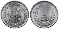 1 złoty 1965, Warszawa, piękny, Parchimowicz 213