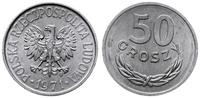 50 groszy 1971, Warszawa, piękne, Parchimowicz 2